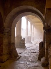 Archway leading to the Baths