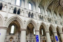 The nave triforium and clerestorey