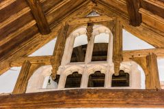 West wall construction detail