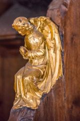 Gilded angel on the high altar