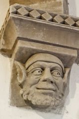 Victorian 'restored' corbel head