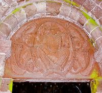 Rowlstone, St Peter's Church, Rowlstone tympanum