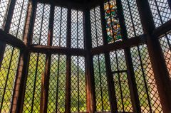 A Tudor oriel window