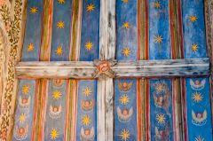 The chapel painted ceiling
