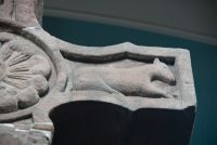 Ruthwell Cross, Cross arm with lamb