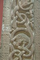 Ruthwell Cross, Interlaced foliage