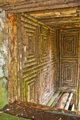 Inside the summerhouse