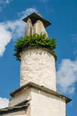 The rustic chimney of Rydal Mount