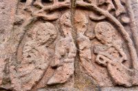 North cross, church foundation scene