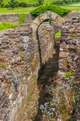 The monk's reredorter (latrine) channel