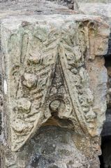 Carved fragment of stone