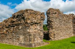Walls of the abbey church
