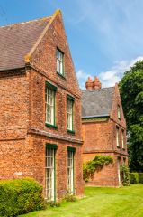 The house front facade