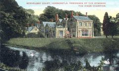 An old print of Scrivelsby Court (c) Horncastle Worthies