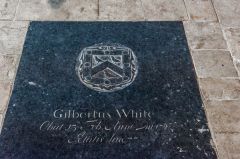 Gilbert White's grandfather's memorial