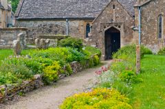 The path to the south porch