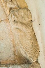 South doorway serpent carving