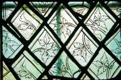 Medieval grissailles glass