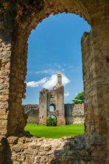 The gateway tower from the inner quadrangle