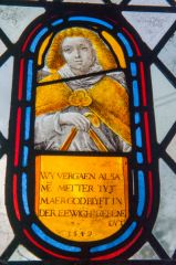 1549 Dutch glass panel