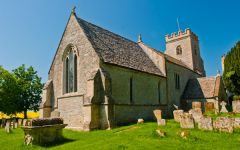 Approaching the church