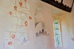 Shorncote, All Saints Church, 13th century wall paintings