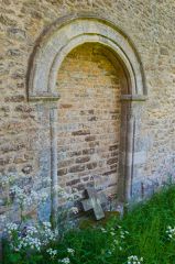Shorncote, All Saints Church, Norman north door