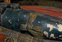 Shrewsbury Abbey, Detail of William Jones effigy