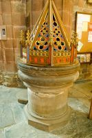 Shrewsbury Abbey, Font