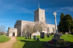 Approaching the church