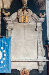 Barrington memorial in the sanctuary