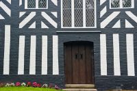 Painted half timbering