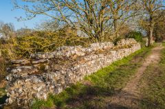 North eastern wall section