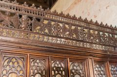 15th century wooden screen