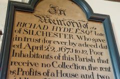 17th century dedication board