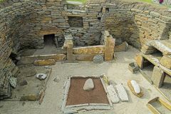 A hearth and hut interior