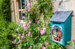 Letter box at the door