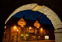 Market Square at night