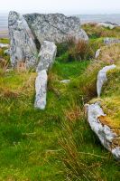 South Clettreval Chambered Cairn, Inside the cairn