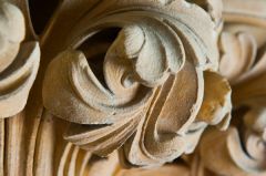 South Tidworth, St Mary's Church, Stiff-leaf capital carving