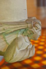 South Tidworth, St Mary's Church, Pulpit carving detail