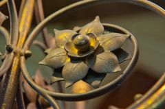 South Tidworth, St Mary's Church, Candle standard detail