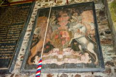 Georgian royal coat of arms under the tower