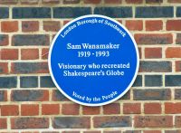 Sam Wanamaker blue plaque