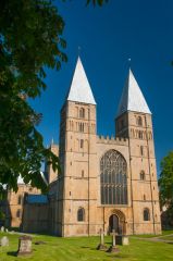 The west front of Southwell Minster