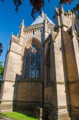 The chapter house exterior