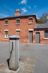 Inner courtyard and pump
