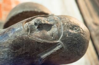 Sir Robert Achard wooden effigy