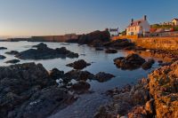 View along the shore