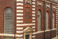 The 17th century church exterior